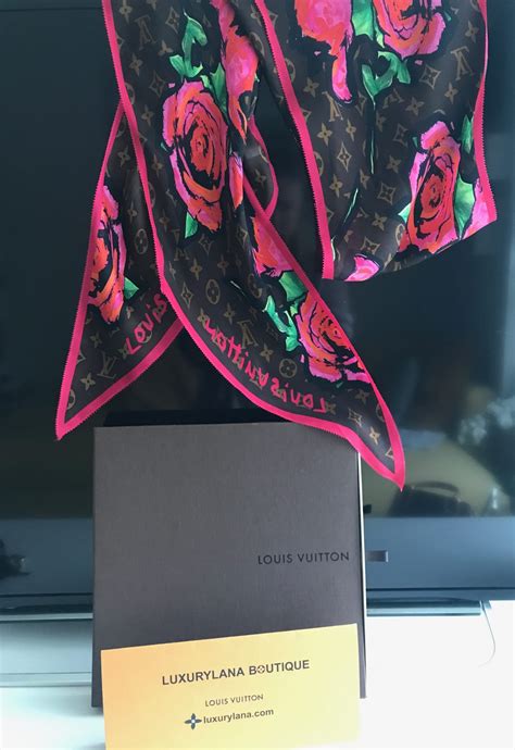 louis vuitton rose scarf price